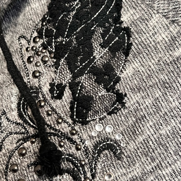 Miss Me Size Small zip up hoodie. - Picture 2 of 9